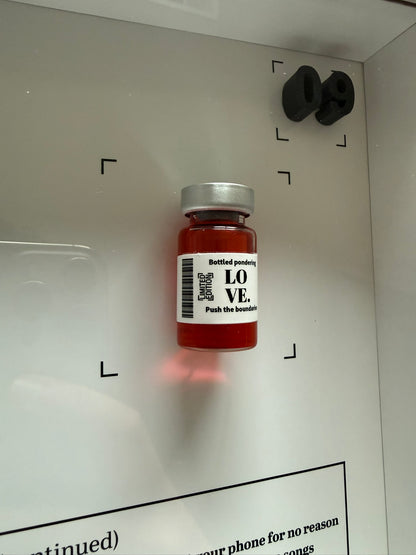Love Element Shadow Box with Vial — Funny & Romantic Anniversary Gift